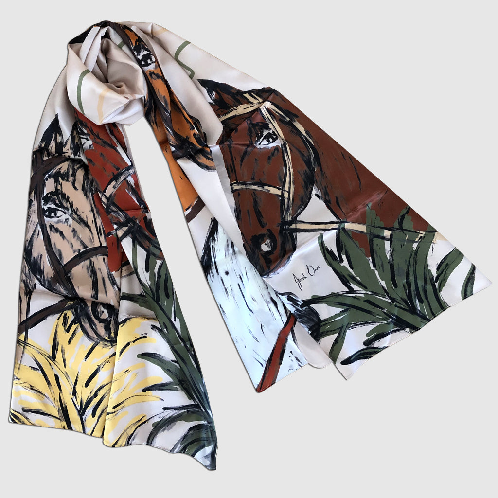 Horsey Fields | Scarf - ShopAuthentique