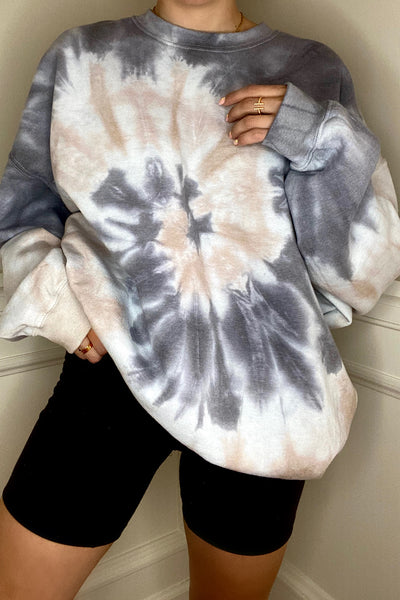 Espresso Swirl Crew Neck