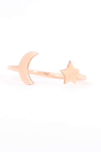 Moon & Star Ring - ShopAuthentique