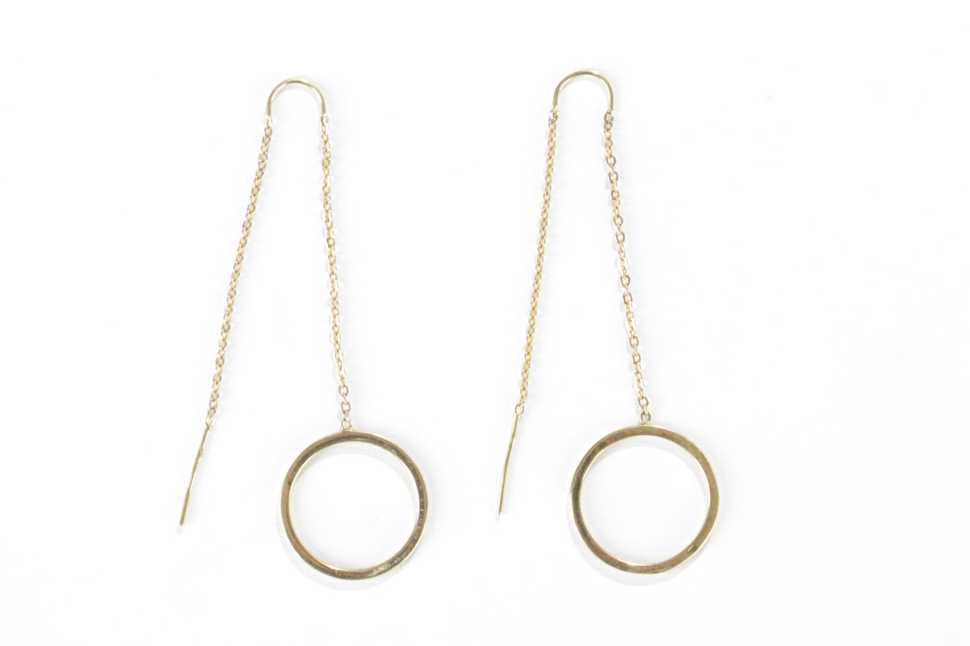 Threaded Hoop Earring - ShopAuthentique