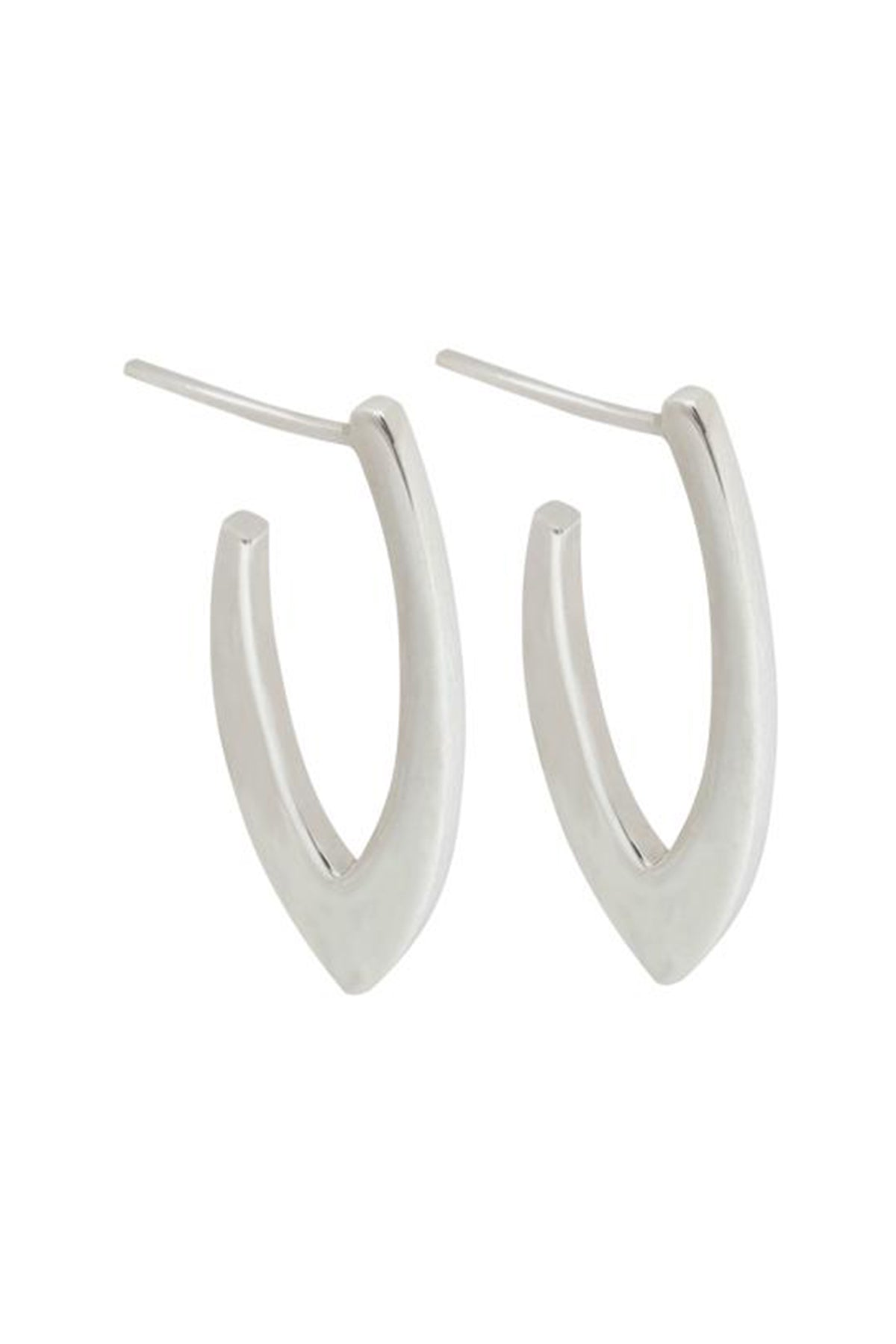 Iman Earrings In Silver