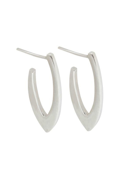 Iman Earrings In Silver