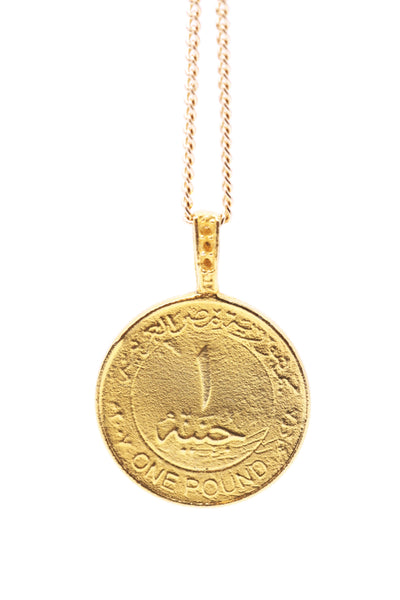 THE KING Tut Coin Necklace - ShopAuthentique