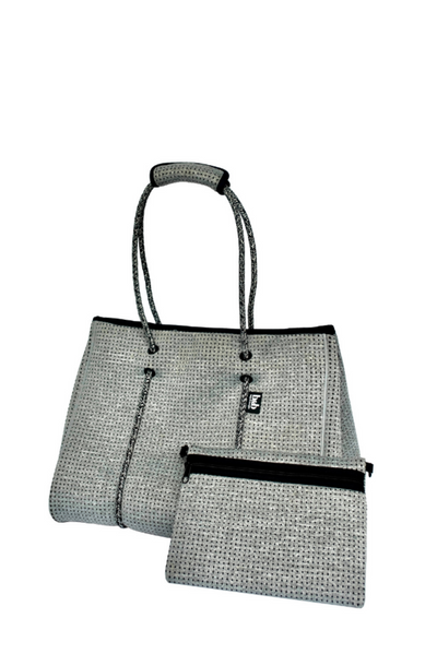 Marle Grey Zipper Tote