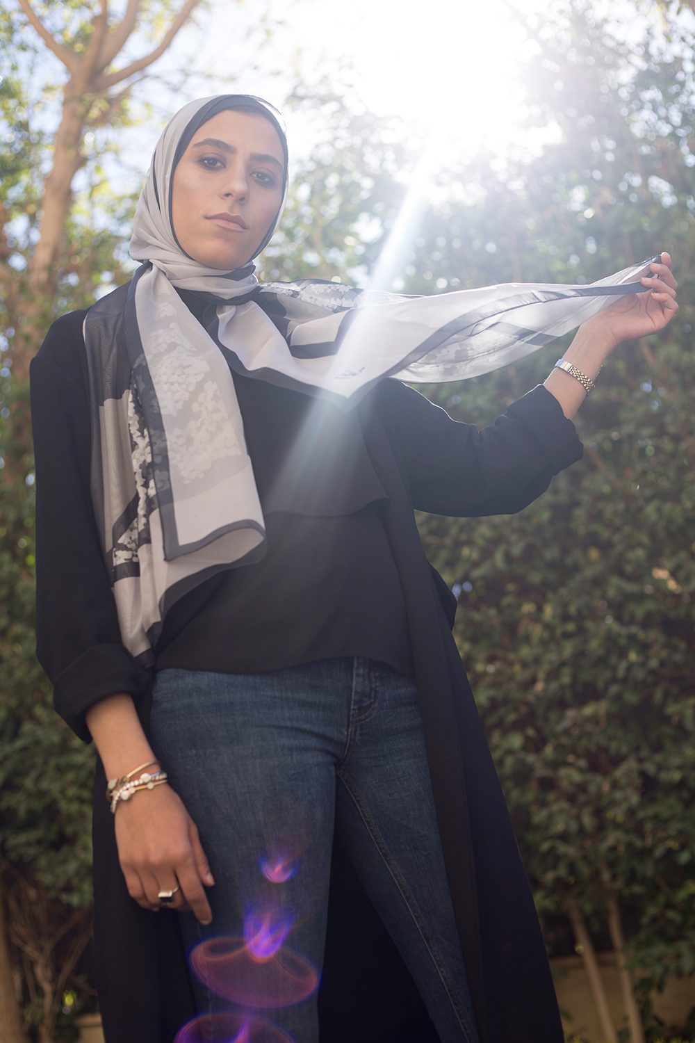Mother in BE: Dark Greige Scarf - ShopAuthentique