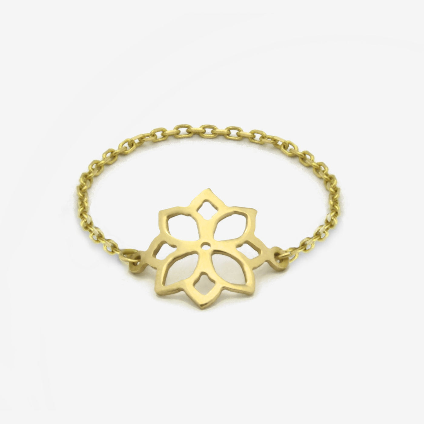 Rose Catena Gold Ring - ShopAuthentique