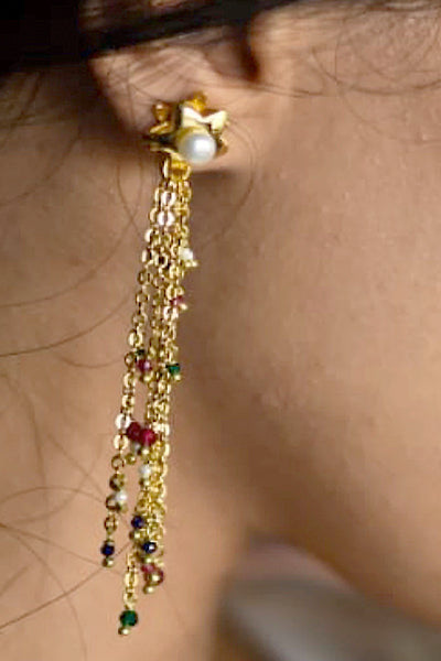 Star Fringe Earrings | Circus Collection - ShopAuthentique