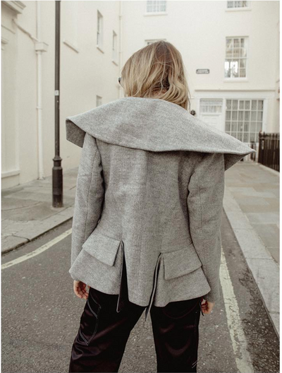 Oversized Wool Jacket - ShopAuthentique