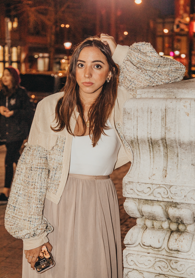 Oversized Tweed Jacket - ShopAuthentique