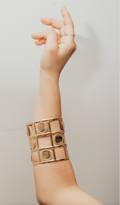 Carreaux Cuff - ShopAuthentique