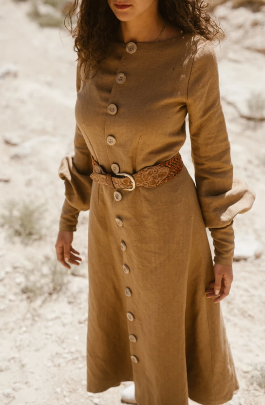The Mona Dress - Camel - ShopAuthentique