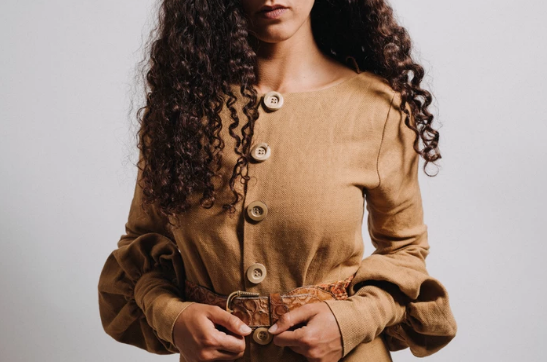 The Mona Dress - Camel - ShopAuthentique