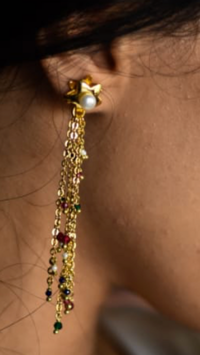 Star Fringe Earrings | Circus Collection - ShopAuthentique