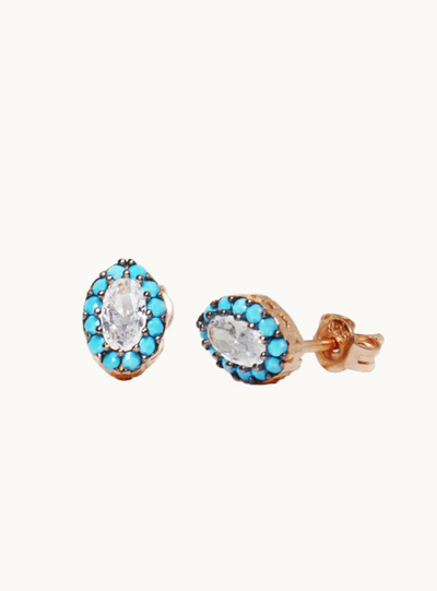 The Mes Me Rize Turquoise Earrings - ShopAuthentique
