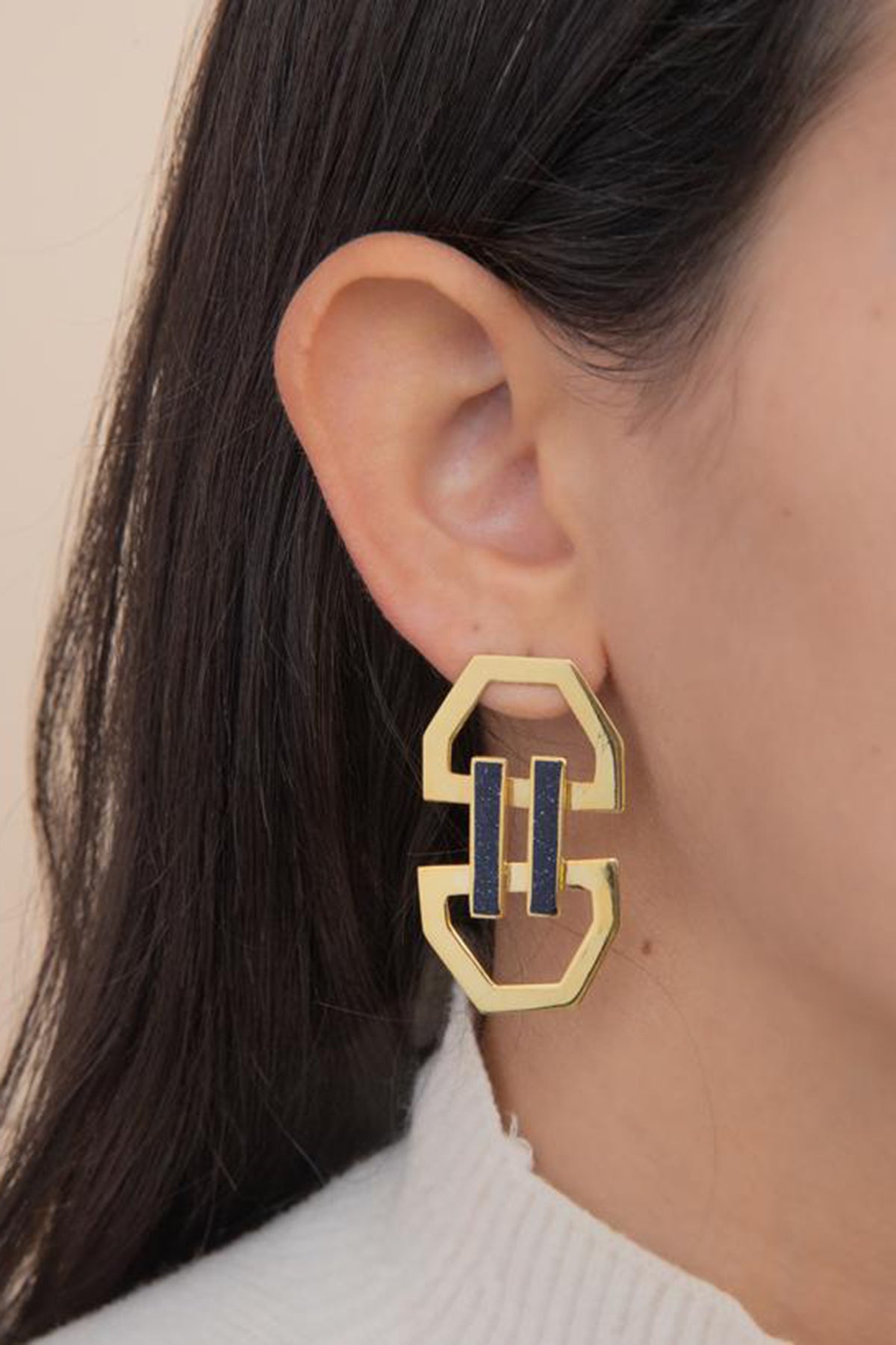 Shaha Earrings in Gold