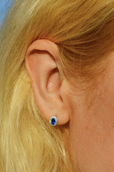 The Mes Me Rize Sapphire Earrings - ShopAuthentique