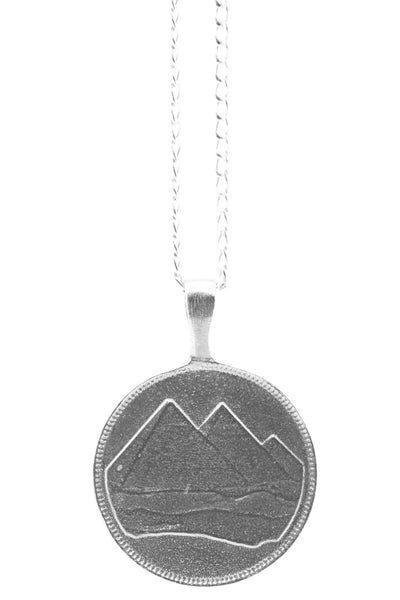 THE PYRAMID Coin Necklace - ShopAuthentique