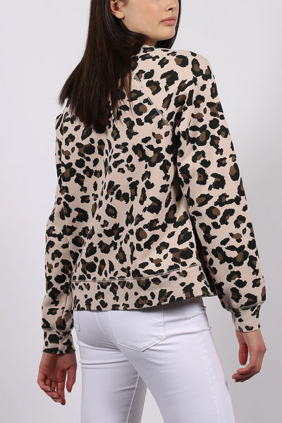 The "REDHEAD" Middle Sister Crew Neck Sweatshirt | Leopard Print