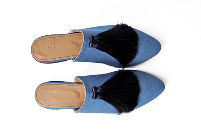 Denim Mule - ShopAuthentique