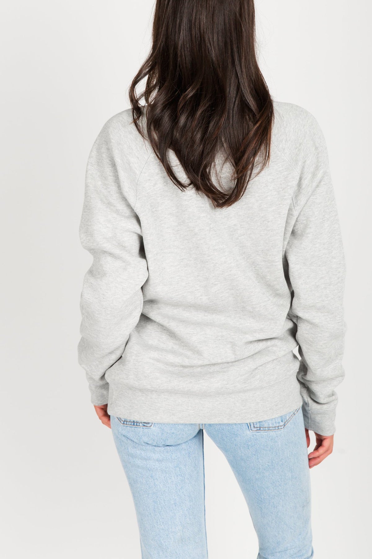 The "REDHEAD" Classic Crew Neck Sweatshirt | Pebble Grey