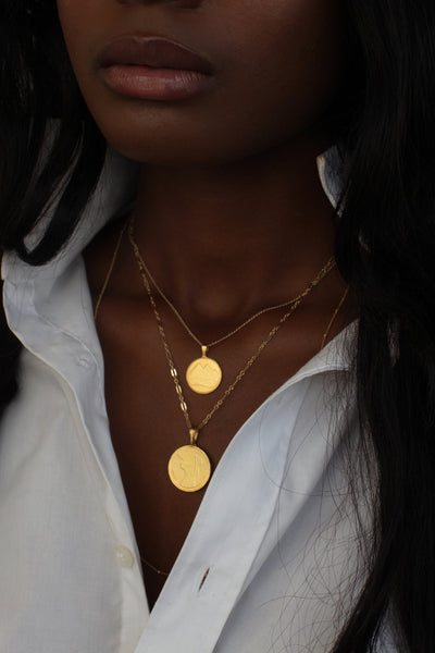 THE EGYPTIAN Coin Necklace Stack I - ShopAuthentique