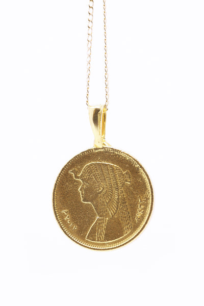 THE CLEOPATRA Coin Necklace - ShopAuthentique