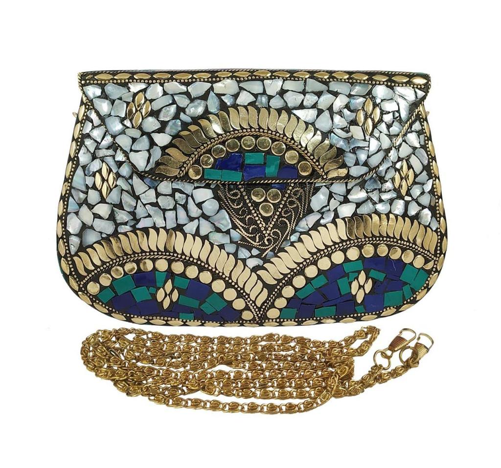 PEACOCK Mosiac Clutch