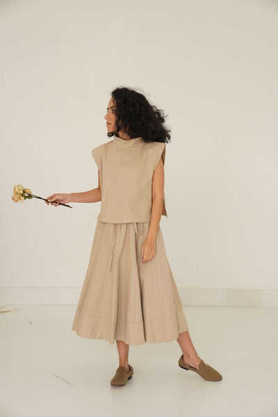 Runway Collection Kenton Skirt Set- Camel - ShopAuthentique