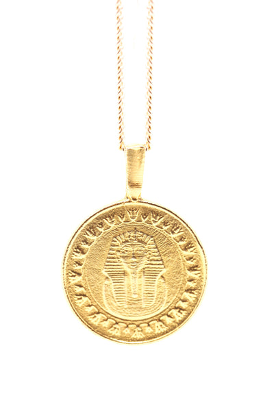 THE KING Tut Coin Necklace - ShopAuthentique