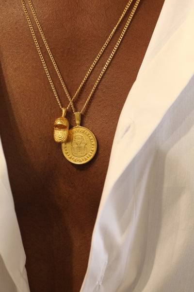 THE KING Tut Coin Necklace - ShopAuthentique