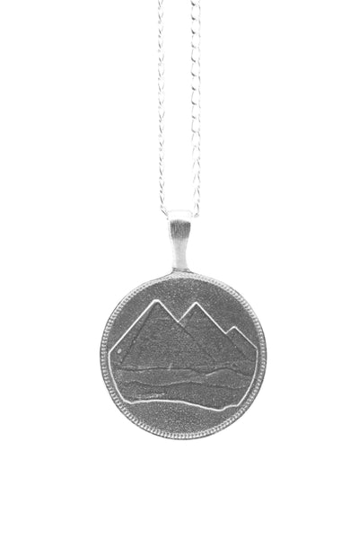 THE PYRAMID Coin Necklace - ShopAuthentique